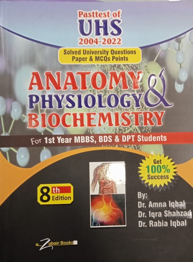 Pasttest of UHS Solved University Questions Paper & MCQs Points For 1st year MBBS by Dr. Amna Iqbal